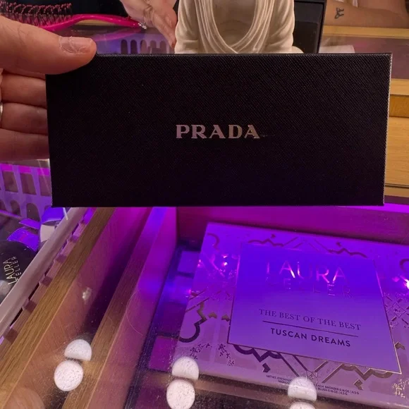 Prada Black Oversized Rectangular Sunglasses - Picture 8 of 16